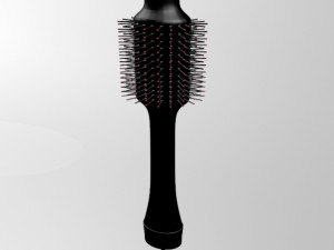 hair dryer and volumizer brush 01 Modèle 3D