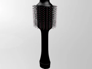 Hair dryer and volumizer brush 01 3D Model