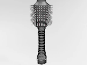 Hair dryer and volumizer brush 01 3D Model