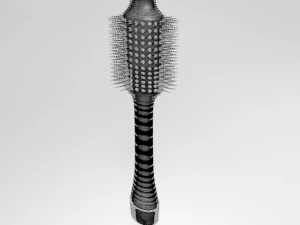 Hair dryer and volumizer brush 01 3D Model
