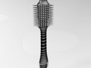Hair dryer and volumizer brush 01 3D Model