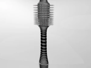 Hair dryer and volumizer brush 01 3D Model