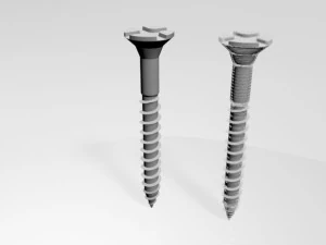 Drywall screw 02 3D Model