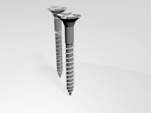 Drywall screw 02 3D Model