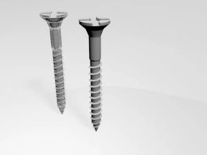 Drywall screw 02 3D Model
