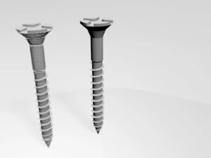 Drywall screw 02 3D Model