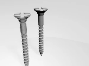 Drywall screw 02 3D Model
