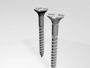 Drywall screw 02 3D Model