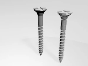 Drywall screw 02 3D Model