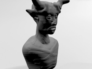 creature bust 01 3D मॉडल