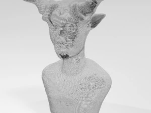 Creature bust 01 3D Model