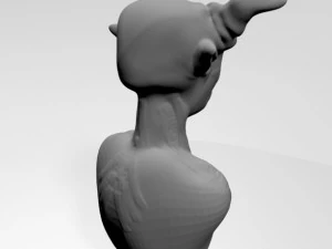 Creature bust 01 3D Model