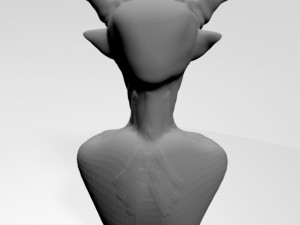 creature bust 01 3D मॉडल