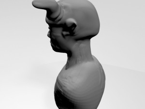 creature bust 01 3D मॉडल