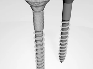 Drywall screw 03 3D Model