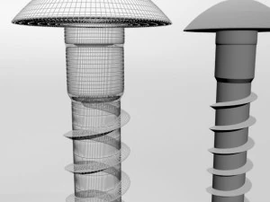 Drywall screw 05 3D Model