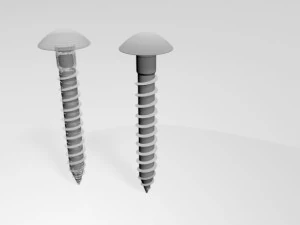 Drywall screw 05 3D Model