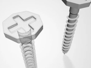 Drywall screw 08 3D Model