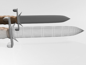 dagger 01 3D-Modell