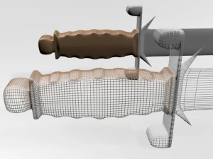Dagger 01 3D Model