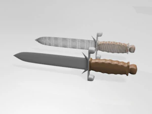 Dagger 01 3D Model