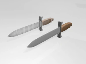 Dagger 01 3D Model