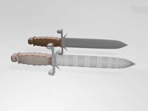 Dagger 01 3D Model