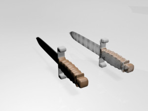 dagger 01 3D-Modell