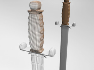 sword 01 3D मॉडल