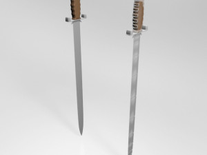 sword 01 3D मॉडल