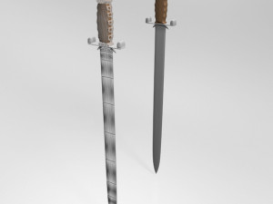 sword 01 3D मॉडल
