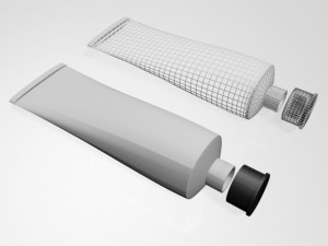 aluminium barrier tube 01 Modelo 3D
