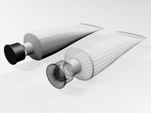 aluminium barrier tube 01 Modelo 3D