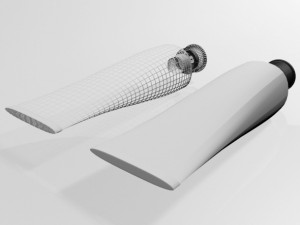 aluminium barrier tube 01 Modelo 3D