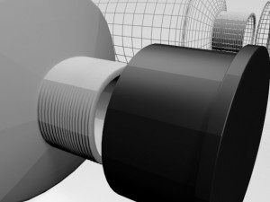 aluminium barrier tube 01 Modelo 3D