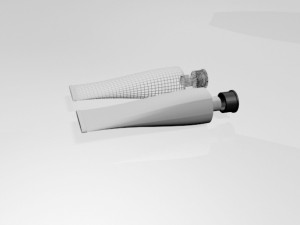 aluminium barrier tube 01 Modelo 3D