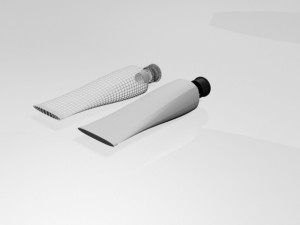 aluminium barrier tube 01 Modelo 3D