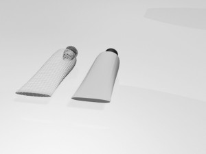 aluminium barrier tube 01 Modelo 3D