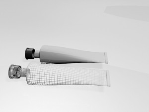 aluminium barrier tube 01 Modelo 3D