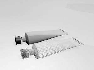 aluminium barrier tube 01 Modelo 3D