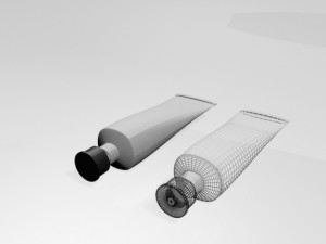 aluminium barrier tube 01 Modelo 3D