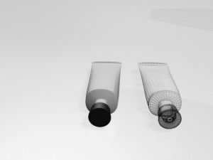 aluminium barrier tube 01 Modelo 3D
