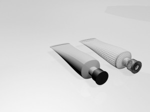 aluminium barrier tube 01 Modelo 3D