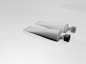 aluminium barrier tube 01 Modelo 3D