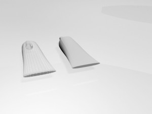 aluminium barrier tube 02 3D-Modell