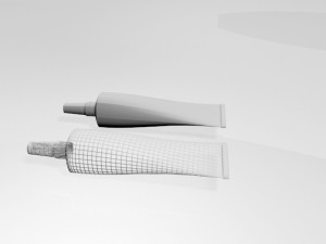 aluminium barrier tube 02 3D-Modell
