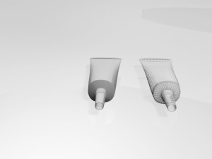aluminium barrier tube 02 3D-Modell