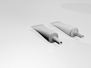 aluminium barrier tube 02 3D-Modell
