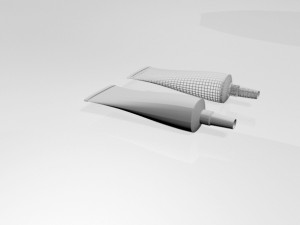 aluminium barrier tube 02 3D-Modell