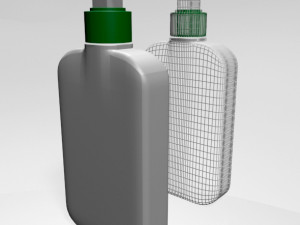 facial cleanser bottle 01 3D Model